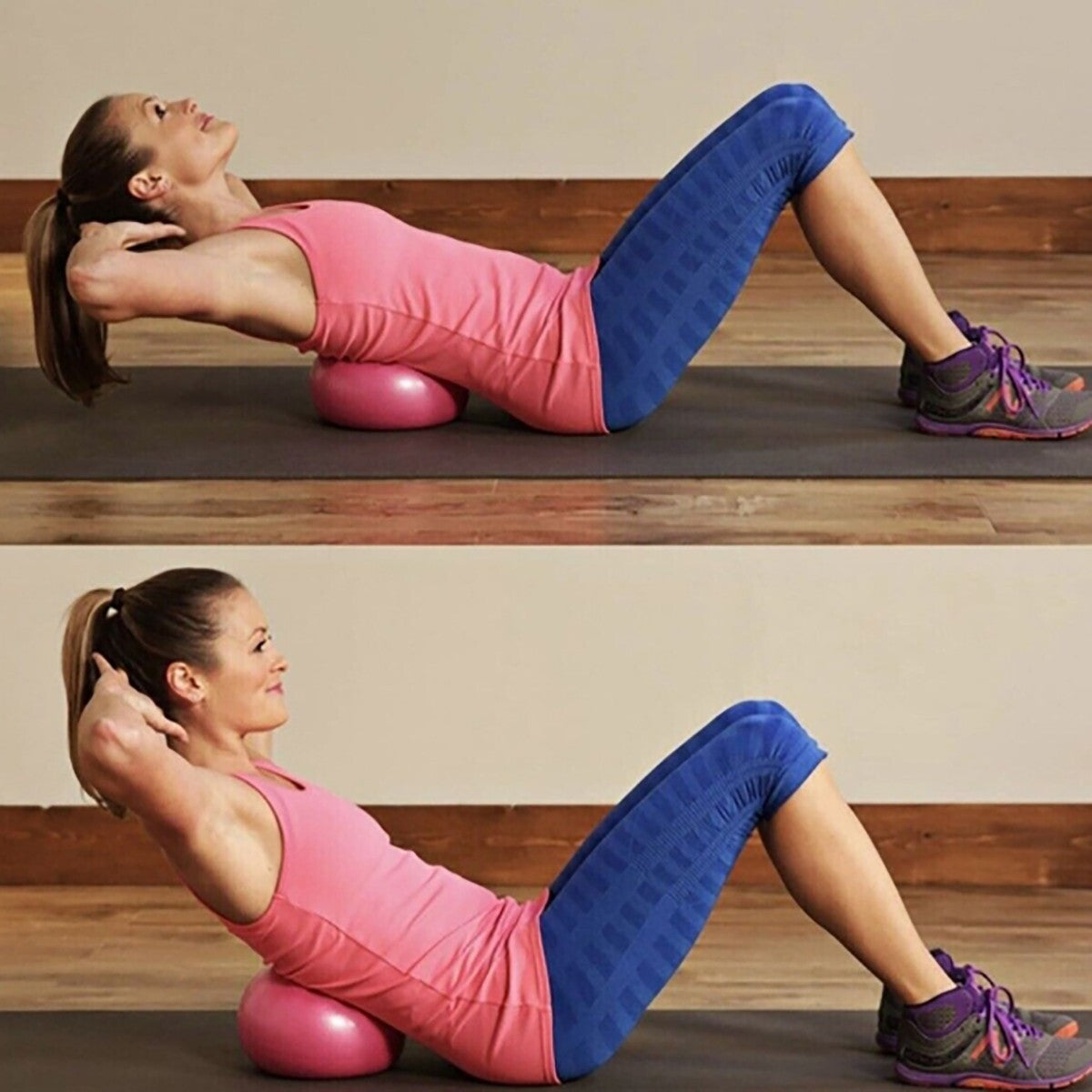 MINI SOFTBALL PALLA PER ESERCIZI ADDOMINALI YOGA PILATES FITNESS PALESTRA 25CM