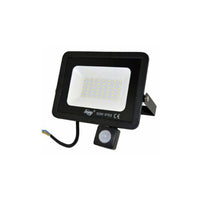 FARO LED FARETTO GIARDINO 50W LUCE FREDDA SENSORE MOVIMENTO CREPUSCOLARE