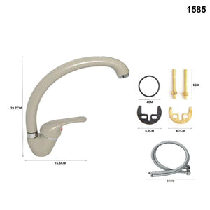 RUBINETTO MISCELATORE CASA LAVANDINO CUCINA MONTAGGIO CANNA ALTA PIETRA 1585