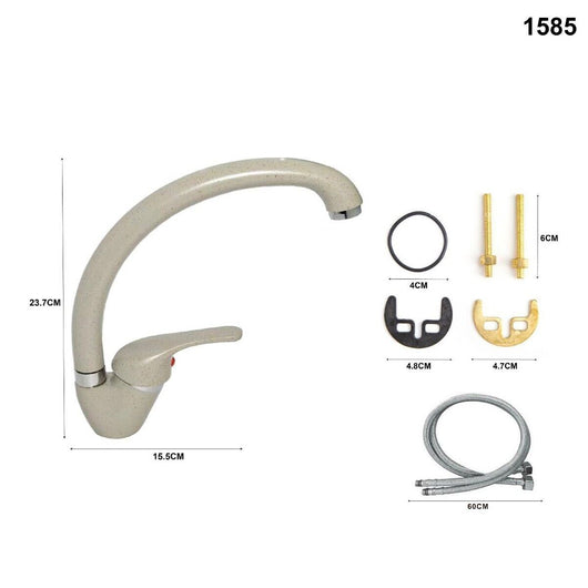 RUBINETTO MISCELATORE CASA LAVANDINO CUCINA MONTAGGIO CANNA ALTA PIETRA 1585