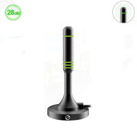 ANTENNA DIGITALE TERRESTRE PORTATILE BASE MAGNETICA DVB-T 28DB AUTO CAMPER CASA