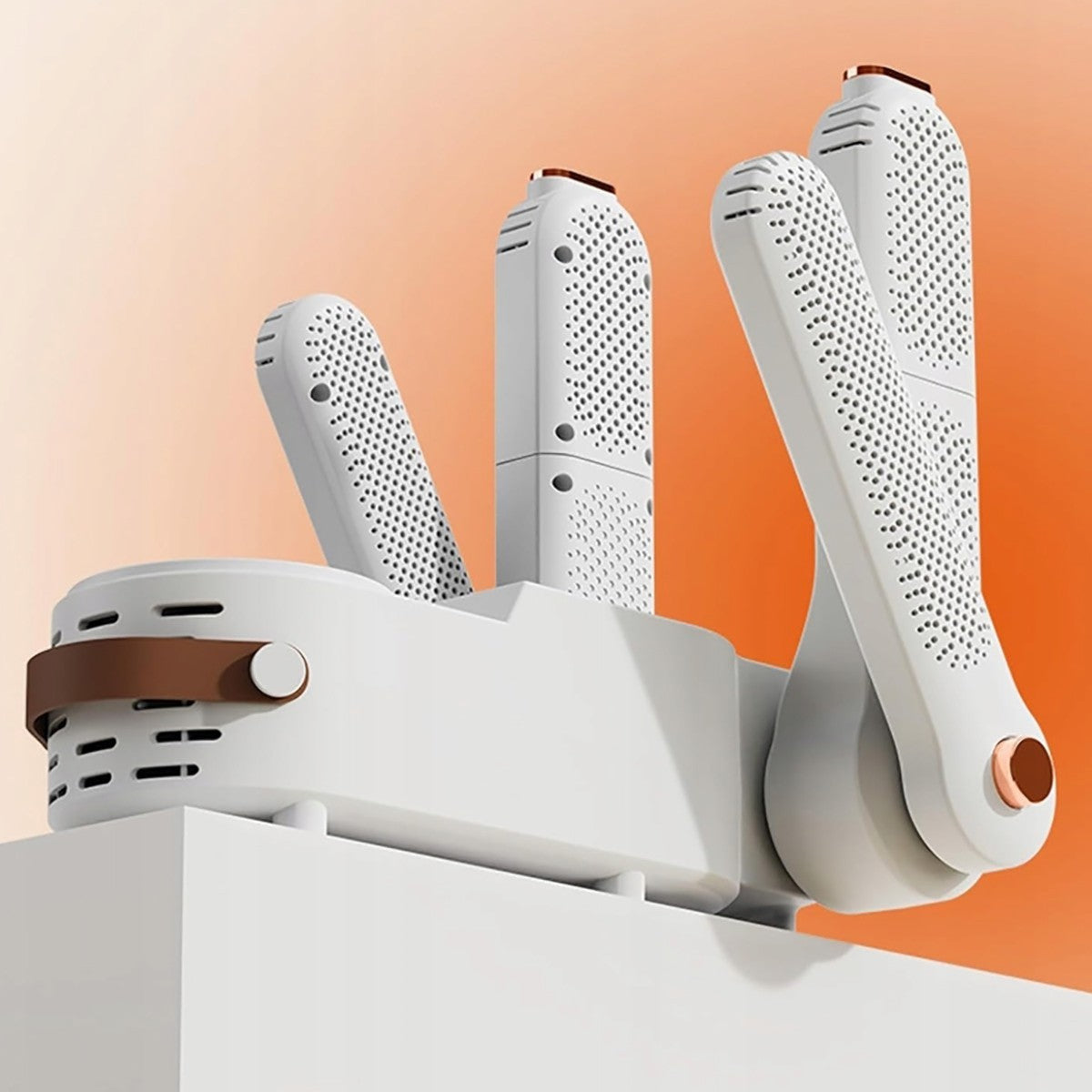 ASCIUGATORE ESSICCATORE SCARPE PIEGHEVOLE UV DEODORANTE DISPLAY STIVALI SPORT