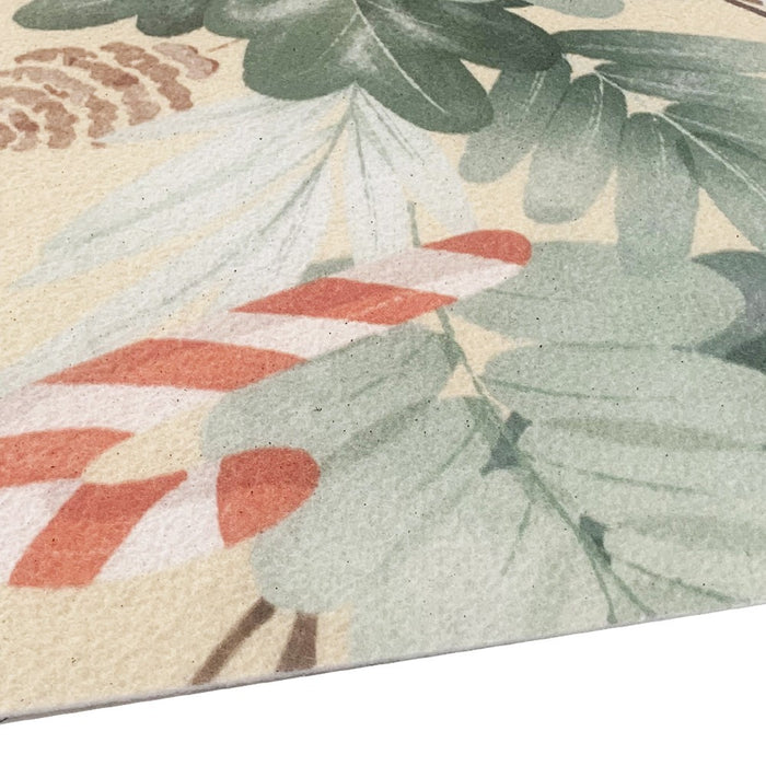 Passatoia Natalizia Tappeto Corsia Ingresso Natale Marciapiede Interno Esterno 100x400 Cm (B)