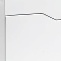 Cassetta postale di design bianca da parete portariviste per giornali in acciaio zincato 37 x 37 x 10,5 cm bianco 16_0000091