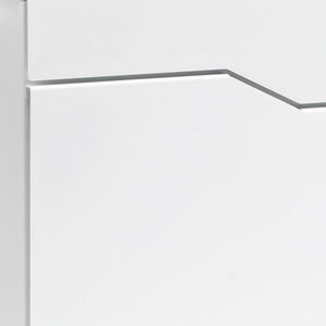 Cassetta postale di design bianca da parete portariviste per giornali in acciaio zincato 37 x 37 x 10,5 cm bianco 16_0000091