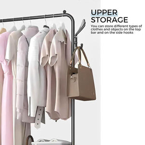 STENDER APPENDIABITI ATTACCAPANNI SCARPIERA 5 RIPIANI CAPPELLIERA METALLO NERO