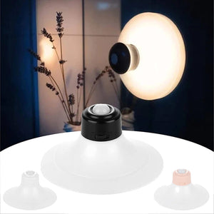 LUCE NOTTURNA LED PORTATILE RICARICABILE CON VENTOSA SENSORE MOVIMENTO PASSAGGIO