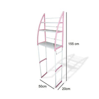 ORGANIZER CON 3 MENSOLE SCAFFALE SOPRA WC BAGNO SALVASPAZIO PORTAOGGETTI