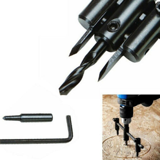 PUNTA TRAPANO TAGLIERINA CIRCOLARE GUIDA REGOLABILE TAGLIO FORO CARTONGESSO 30CM