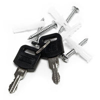 Cassetta postale di design da parete in acciaio zincato 21,5 x 9 x 32 cm bianco 16_0000074