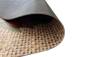 Tappeto Sotto Albero Natale Rotondo 100 Cm Addobbi Decoro Ingresso Natalizio Base Regali Dis B