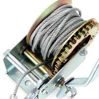 PARANCO MONTACARICHI VERRICELLO GANCIO MANUALE ARGANO 800 LBS CAVO ACCIAIO