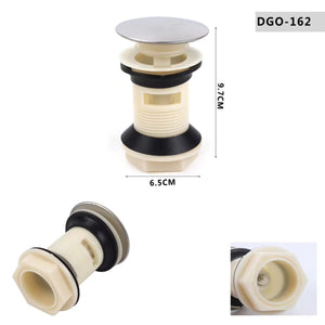 PILETTA SCARICO CLICK CLACK TAPPO UNIVERSALE LAVABO LAVELLO BIDET 1/4" DGO-162