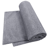 Telo Arredo Cotone Maculato Multiuso Copridivano Copritutto Coperta Picnic Grigio - 260X280 Cm