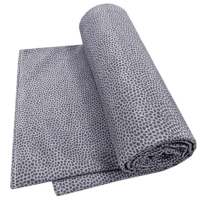 Telo Arredo Cotone Maculato Multiuso Copridivano Copritutto Coperta Picnic Grigio - 260X280 Cm