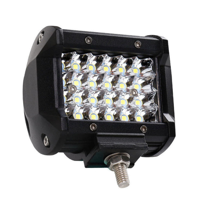 FARO SUPPLEMENTARE PROFONDITA' AUTO FUORISTRADA QUOD 12V 24 LED 72W 6000K IP68