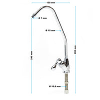 Rubinetto da bagno da cucina ad osmosi inversa 1/4 pollice - 6,35 mm standard d-04 16_0001781