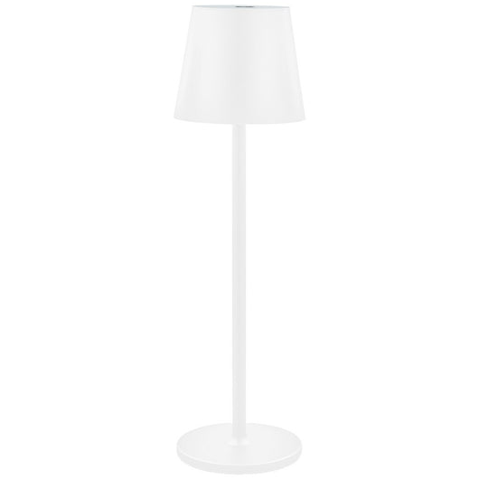 Lampada Touch Led Regolabile Tavolo Abat Jour Comodino Scrivania No Fili Ricaricabile Usb Bianca