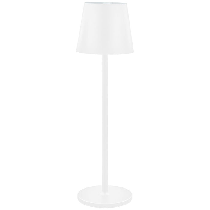 Lampada Touch Led Regolabile Tavolo Abat Jour Comodino Scrivania No Fili Ricaricabile Usb Bianca