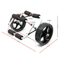 Carrello pieghevole in alluminio ruota da 45 kg cinghia lampada in PU fissaggio in nylon 16_0002562