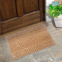 Zerbino Cocco 3D Moderno 40x70 Cm Antiscivolo Tappeto Rettangolare Porta Ingresso Entrata - C