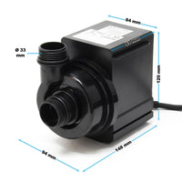 Pompa per laghetto con filtraggio Koi 7000 litri all'ora 50 watt 16_0002081