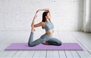 Tappetino Palestra Yoga Esercizi Aerobica Morbido Antiscivolo Viola