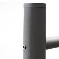 Blocco 4 cassette postali 4 scomparti base supporto posta acciaio zincato 47 x 38,5 x 27 cm antracite 16_0000032