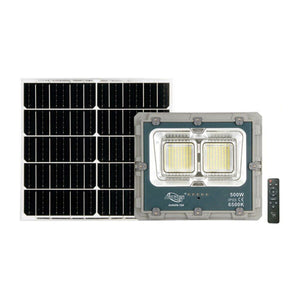 FARO LED CON PANNELLO SOLARE LUCE FREDDA FARETTO LED CASA GIARDINO ESTERNO 500W