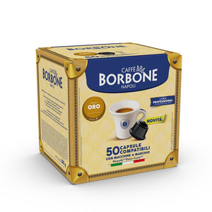 CAFFE BORBONE COMPATIBILI NESCAFÈ DOLCE GUSTO 50 CAPSULE CIALDE MISCELA ORO