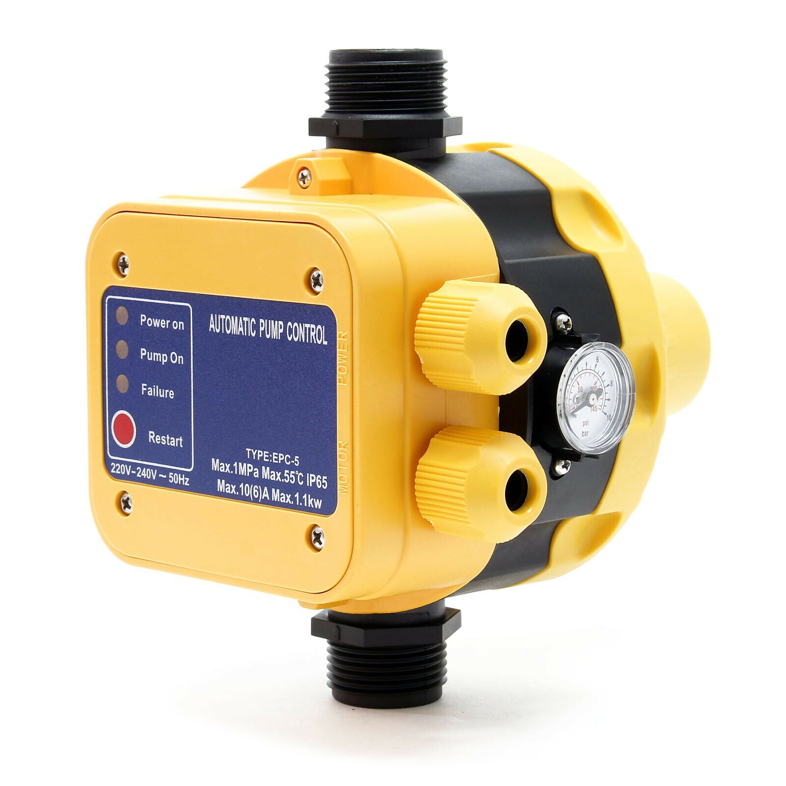 Pressostato epc-5 230v monofase per comando reti idriche domestiche 16_0000474