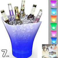 ALTOPARLANTE BLUETOOTH SECCHIELLO GHIACCIO CON LUCI LED PER EVENTI FESTE DISCO
