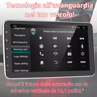 Autoradio Android 1 Din, Radio Carplay Wireless con schermo touch da 10,1 Pollici
