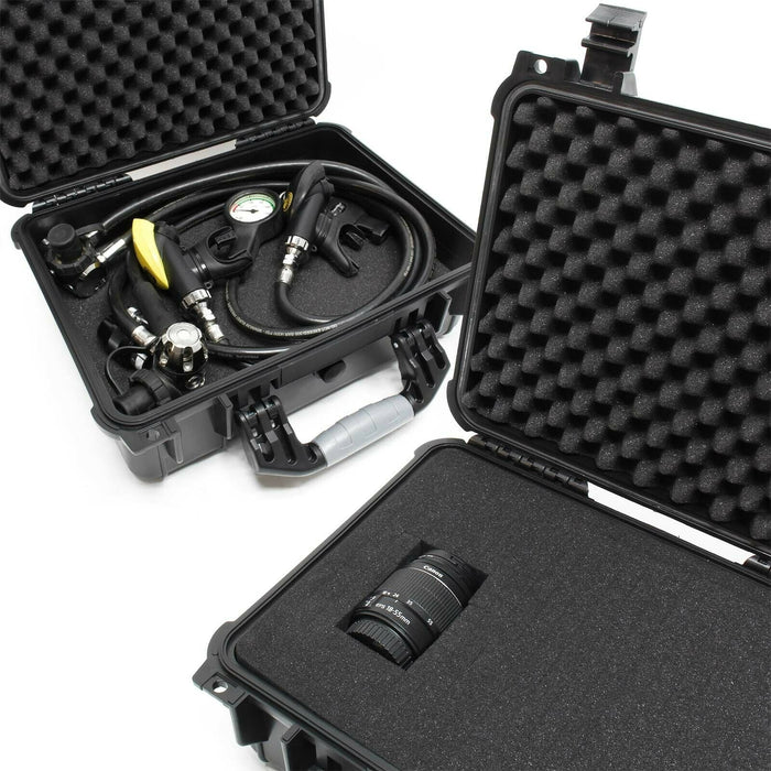 Valigia da trasporto nera da 14 litri in schiuma protettiva impermeabile regolabile 16_0002333