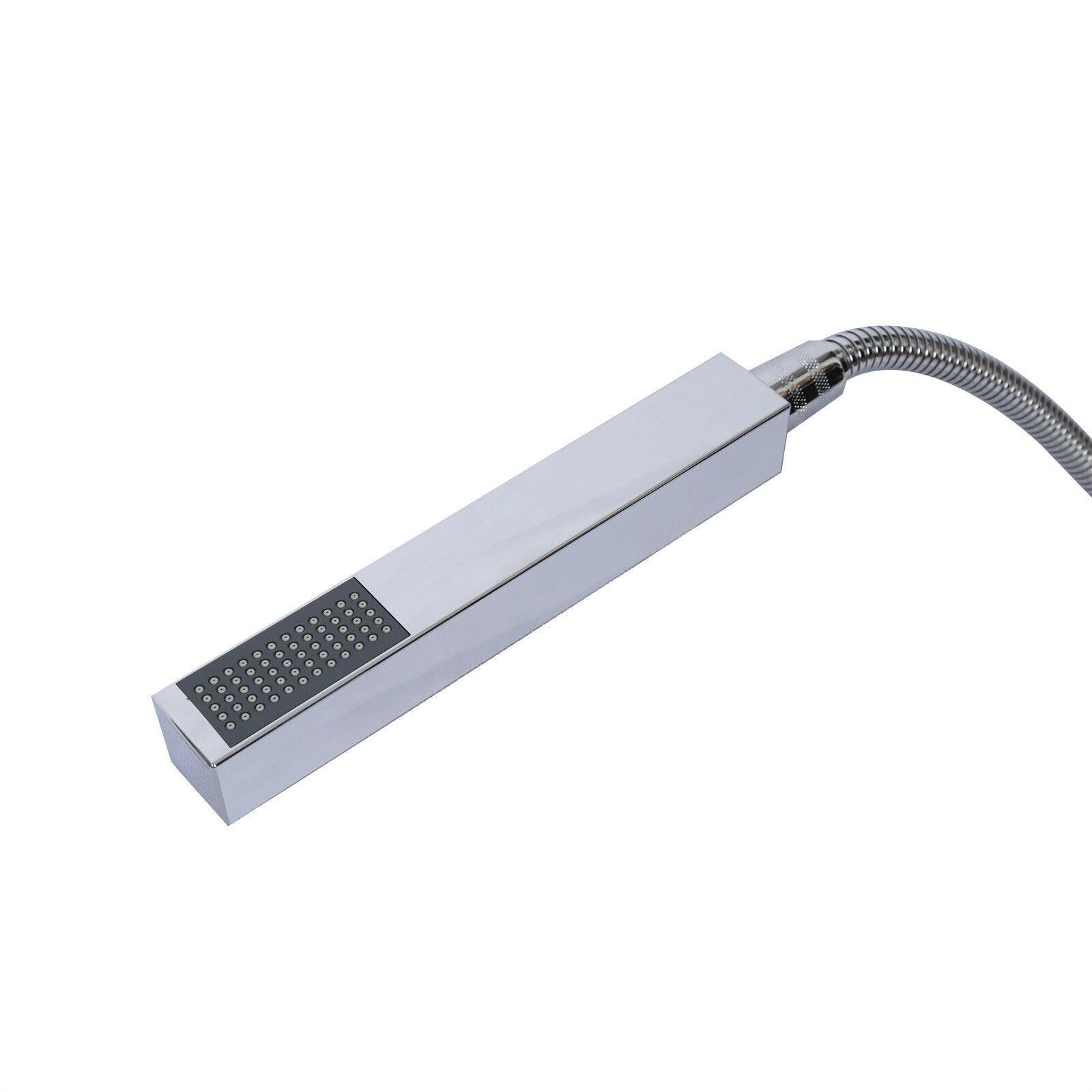 Doccia da giardino a pioggia a parete in acciaio inox 130 cm con ugelli idromassaggio getto pioggia 16_0002769