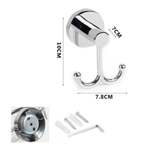 GANCIO APPENDIABITI BAGNO MURO GANCI ASCIUGAMANI CASA CROMATO DA PARETE DGO-007