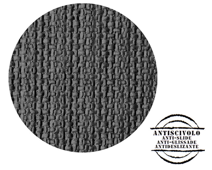 Tappeto Cucina Bordato Antiscivolo Assorbente Passatoia Colori Accesi Patchwork 57x40 Cm Grigio