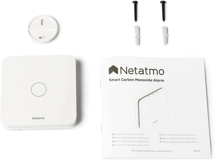 NETATMO Rilevatore di Monossido di Carbonio Intelligente. Wifi.