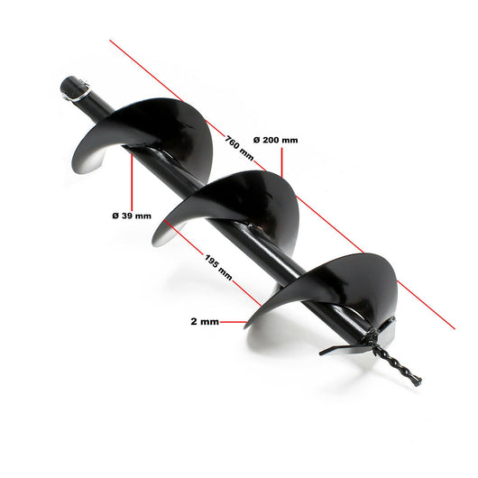 Ricambio coclea 200 m trapano a pavimento giardinaggio 16_0001556