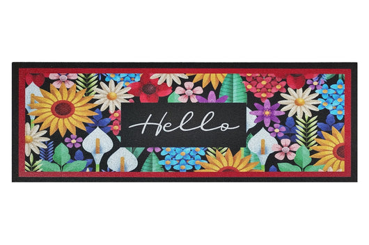 Zerbino Gomma Ecologica Ingresso Porta 25x60 cm Salvagradino Asciugapassi Antiscivolo Dis_A