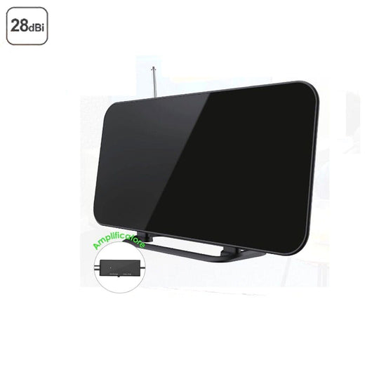 ANTENNA DIGITALE TERRESTRE PORTATILE AMPLIFICATORE 28DB DVB-T AUTO CAMPER CASA