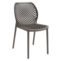 sedia in polipropilene  aria bianco