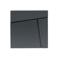 Portariviste per giornali e cassette postali da parete di design antracite acciaio zincato 37 x 37 x 10,5 cm antracite 16_0000098