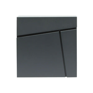 Portariviste per giornali e cassette postali da parete di design antracite acciaio zincato 37 x 37 x 10,5 cm antracite 16_0000098