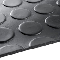 Passatoia Gomma Isolante Antiscivolo 100x1200 Cm Tappeto Copri Pavimento Bullonato Zerbino Robusto