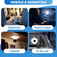 LUCE NOTTURNA LED PORTATILE RICARICABILE CON VENTOSA SENSORE MOVIMENTO PASSAGGIO