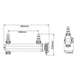 Filtro per laghetto di chiarificazione sterilizzatore con lampada UVC da 18 watt 16_0001533
