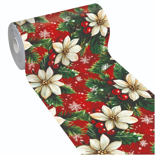 Tappeto Cucina Natale Pvc 51x340 cm Antimacchia Passatoia Antiscivolo Antisfilo Lavabile Dis_NE