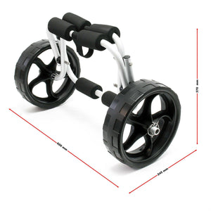 Carrello pieghevole in alluminio ruota da 45 kg cinghia lampada in PU fissaggio in nylon 16_0002562