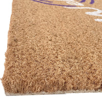 Zerbino Cocco Naturale Antiscivolo 25x75 cm Tappeto Casa Porta Ingresso Entrata Esterno - A